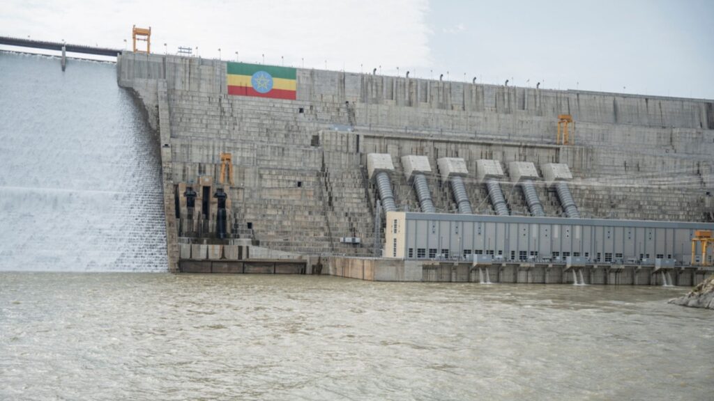 FILE - A view of the Grand Ethiopian Renaissance Dam, in Benishangul-Gumuz, Ethiopia, Sept. 9, 2025.