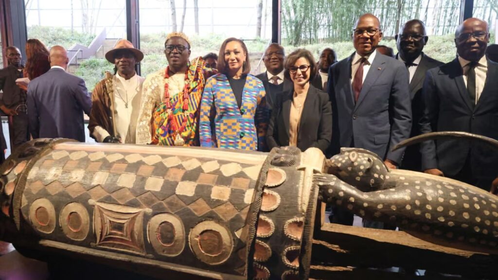 For the first time in over a century, Ivorians finally see their stolen talking drum